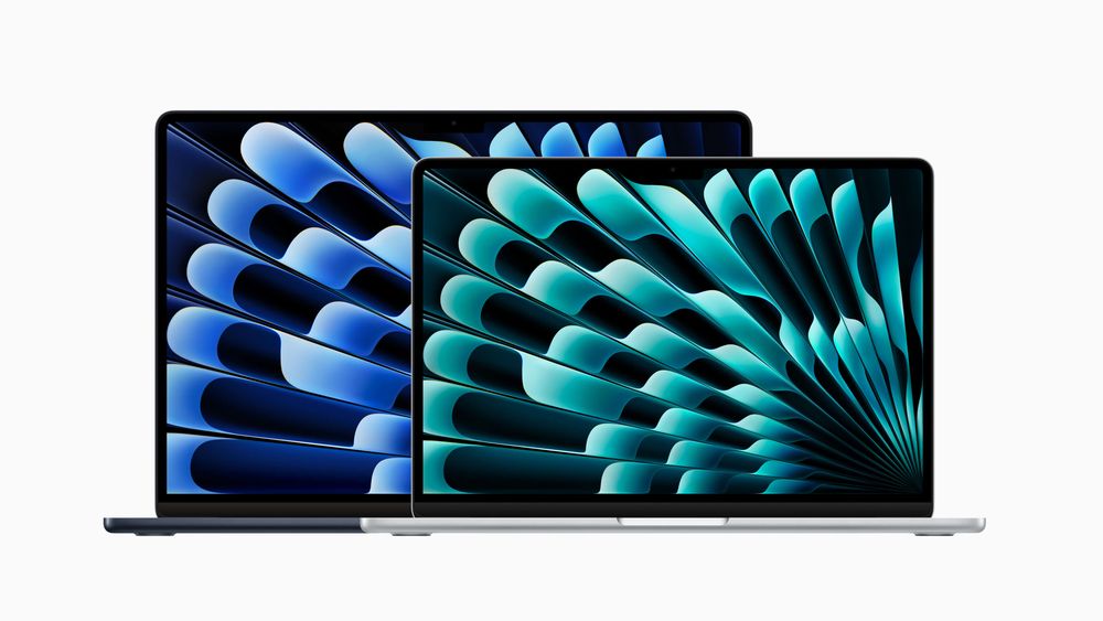 De twee formaten MacBook Air: 13-inch en 15-inch