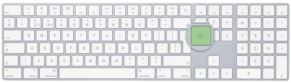Het uitgebreidere Magic Keyboard heeft ook een Delete-toets