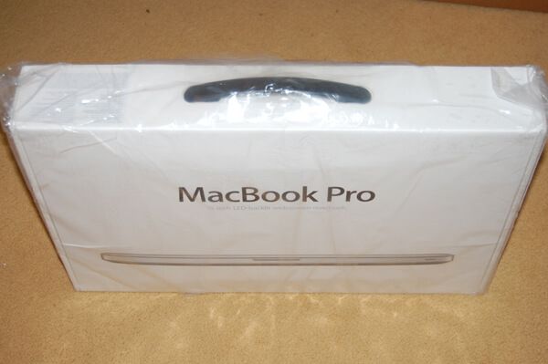 MacBook Pro in doos