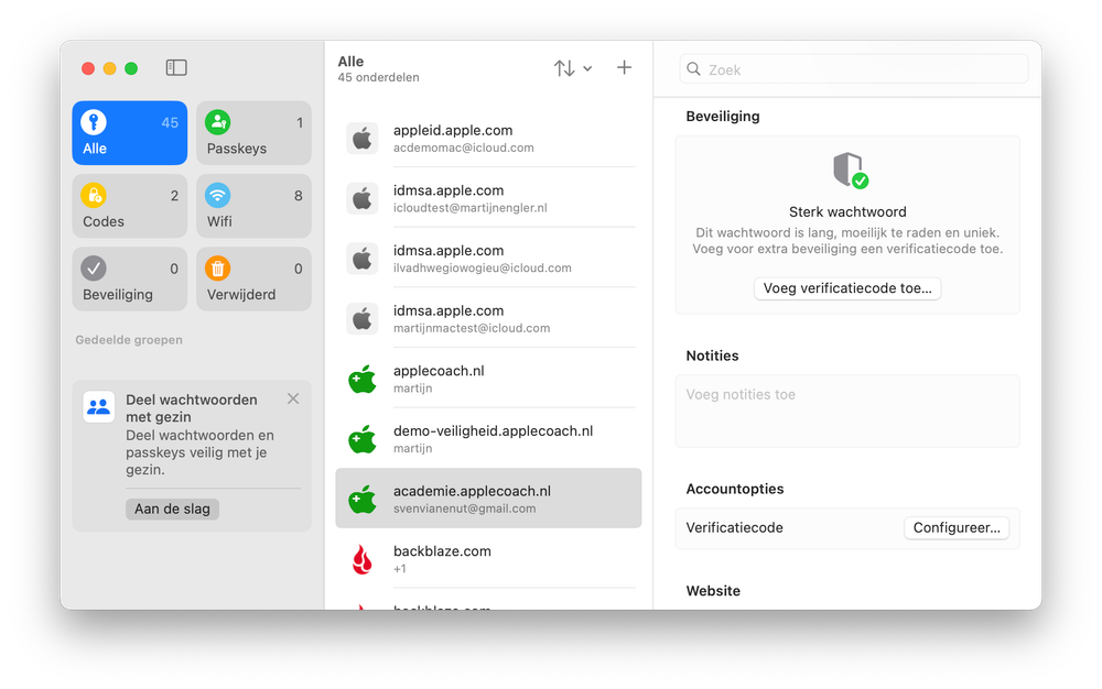Wachtwoorden heeft nu een eigen app in macOS Sequoia