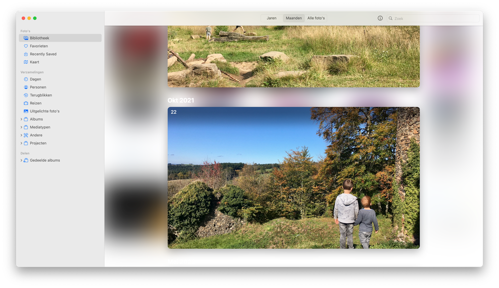 Als je de Foto’s app van de Mac kent, zal het er in macOS Sequoia nog steeds bekend uit zien